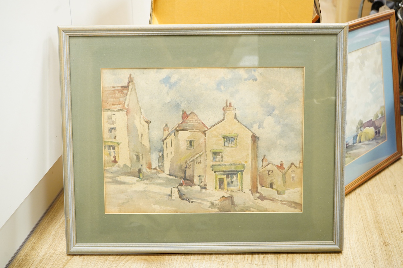John Brown Harrison (1876-1958), Yorkshire Dales villages and landscapes, seven watercolours, largest 27 x 37cm